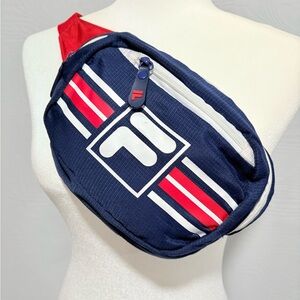 Fila Navy and Red Belt Bag